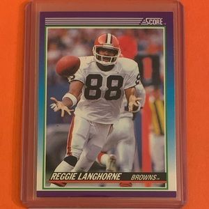 Reggie Langhorne #186 1990 Score Football Trading Card